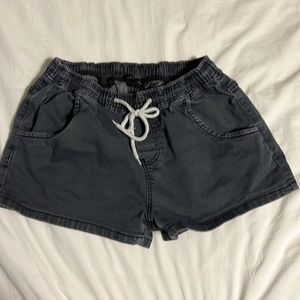 Legoe Heritage Denim Shorts-Navy-Size 0